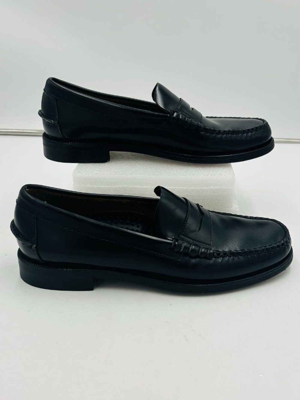 SEBAGO Classic Dan Leather Penny Loafers Black US 8M EUR 41.5 UK 7.5